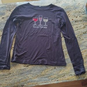 FUN, "Group therapy" long sleeves  shirt🍷🍷